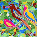 Three Birds on a Branch